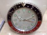 Wall Clock Rolex Replica / Rolex GMT Master Diamonds Dial Wall Clock